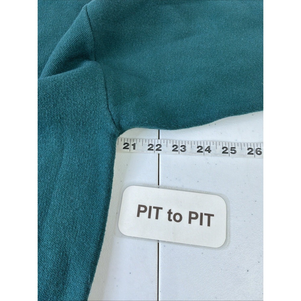 SSYS The Label Womens "Joy" Sweater Crew Neck Christmas Green Holiday Sz M Cozy - Picture 6 of 7